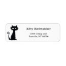 Search for funny cat return address labels Feline