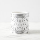 Search for black white graphic mugs Floral