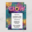 Search for kids glow party invitations Fun