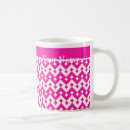 Search for pink chevron coffee mugs Pink and white