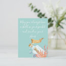 Search for shell vertical postcards Watercolor