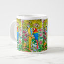 Search for tropical parrot mugs Scarlet macaw