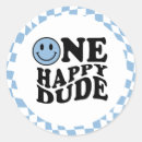 Search for happy smile stickers First birthday