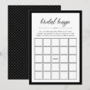 Search for bingo bridal shower invitations Modern