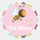 Search for bee mine valentine stickers Pink