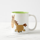 Search for cartoon horse coffee mugs Cute