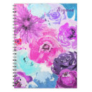 Search for purple flower notebooks Girly
