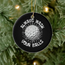 Search for funny golf christmas tree decorations Putter