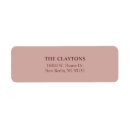 Search for modern elegant trendy stylish return address labels Minimalist