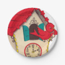 Search for clock paper plates Vintage