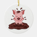 Search for pink pig christmas tree decorations Piglet