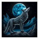 Search for black wolf posters Mountains