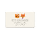Search for woodland animal return address labels Wilderness