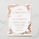 Search for gold leaves wedding invitations Vintage