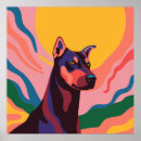 Search for doberman art Dog