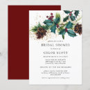 Search for holly and berries invitations Botanical