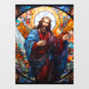Search for stained glass window decals Christian