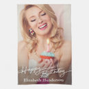 Search for happy birthday tea towels Modern