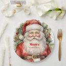Search for santa paper plates Holiday season