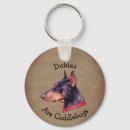 Search for dobie key rings Dog