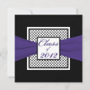 Search for black purple graduation invitations Chic
