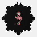 Search for pink flamingo christmas tree decorations Santa claus