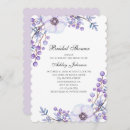 Search for violet bridal shower invitations Garden