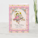 Search for vintage little girl birthday cards Flowers
