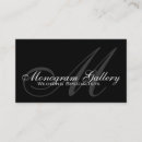 Search for wedding monogram business cards Simple
