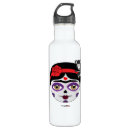 Search for day of the dead water bottles Frida kahlo
