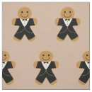 Search for gingerbread man fabric Food