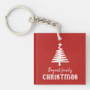 Search for christmas trees key rings Red