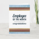 Search for employee of the month cards Appreciation