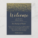 Search for welcome reception invitations Gold