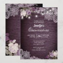 Search for rustic quinceanera invitations Lace