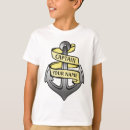 Search for nautical kids tshirts First mate