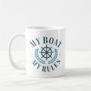 Search for my boat my rules mugs Funny