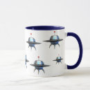 Search for flying saucers mugs Sci fi