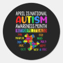 Search for kids autism stickers Month