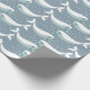 Search for whale wrapping paper Under the sea