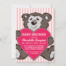 Search for bear with heart invitations Mother to be