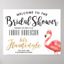 Search for tropical flamingo posters Bridal shower