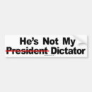 Search for dictator bumper stickers Obama