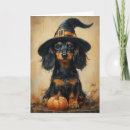 Search for puppy halloween cards Witch