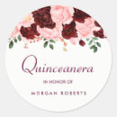 Search for blush floral stickers Burgundy
