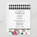 Search for black and white alice in wonderland invitations Modern