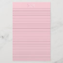 Search for lined stationery paper Pink