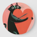 Search for black cat clocks Whimsical