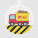 Search for dump truck christmas tree decorations Red