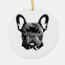 Search for black french bulldog christmas tree decorations Animal